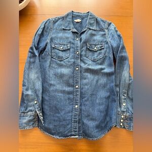 J. Crew Blue Denim Shirt
